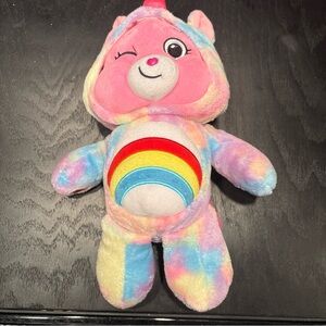 Care Bears Pink Rainbow Plush Unicorn Bear